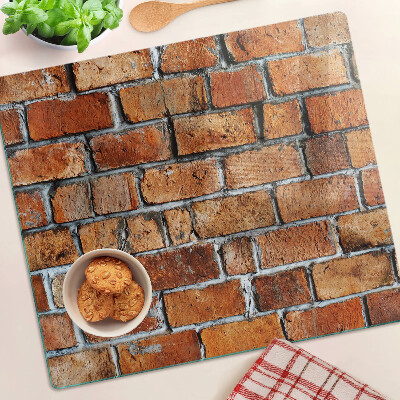 Planche à découper en verre Mur de briques
