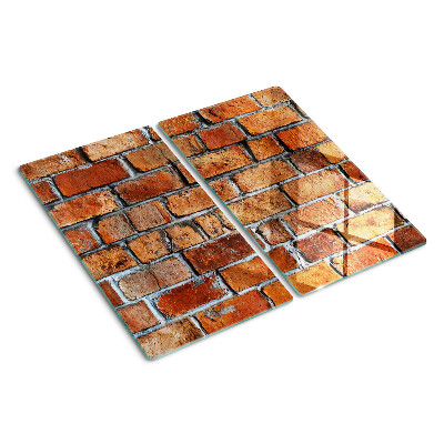 Planche à découper en verre Mur de briques