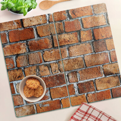 Planche à découper en verre Mur de briques