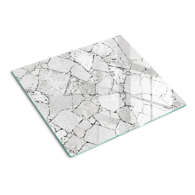Planche à découper en verre Marbre fissuré