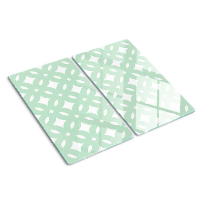 Planche à découper verre Motifs géométriques aux couleurs pastel