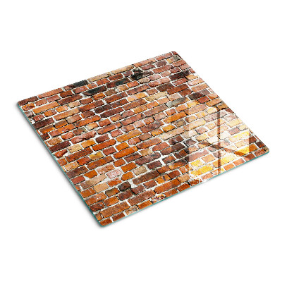 Planche à découper en verre Mur de briques