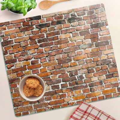 Planche à découper en verre Mur de briques