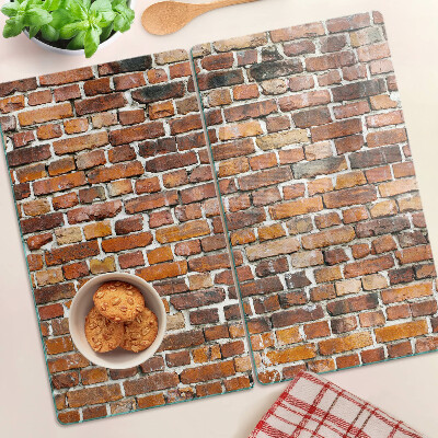 Planche à découper en verre Mur de briques