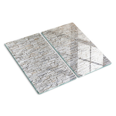 Planche à découper verre Mur de briques en pierre