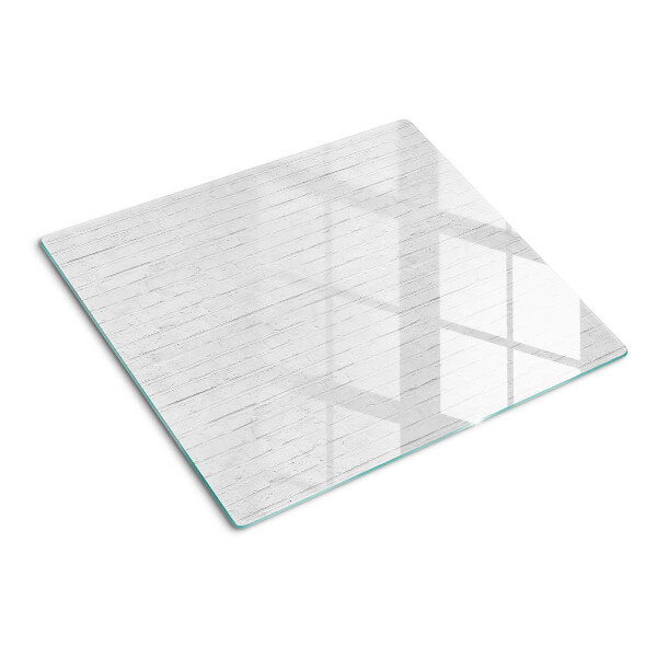 Planche à découper en verre Planchers blancs