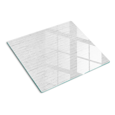 Planche à découper en verre Planchers blancs