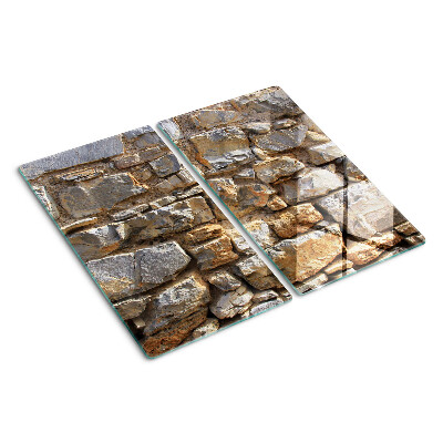 Planche à découper verre Mur de pierre