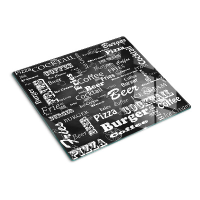 Planche à découper en verre Nourriture et boissons