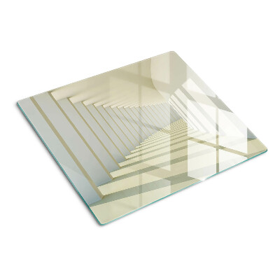 Planche à découper en verre Perspective architecturale avec effet miroir