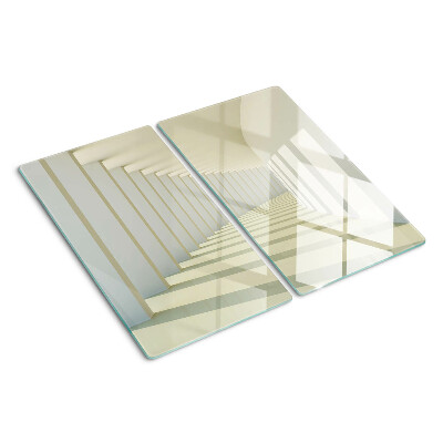 Planche à découper en verre Perspective architecturale avec effet miroir