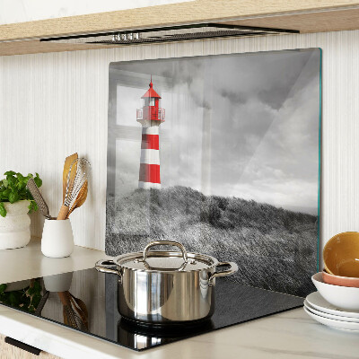 Planche à découper verre Phare dans le paysage