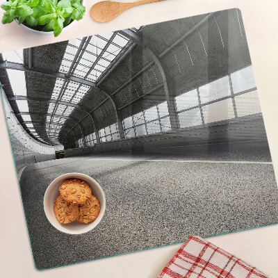 Planche à découper en verre Architecture et géométrie modernes