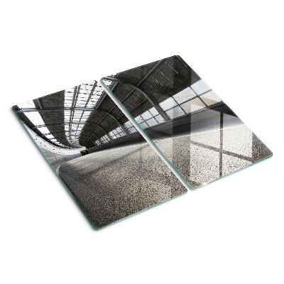 Planche à découper en verre Architecture et géométrie modernes