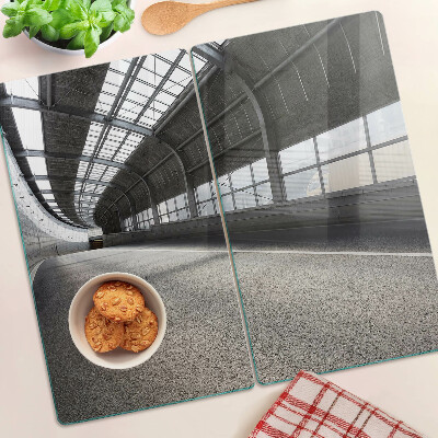 Planche à découper en verre Architecture et géométrie modernes