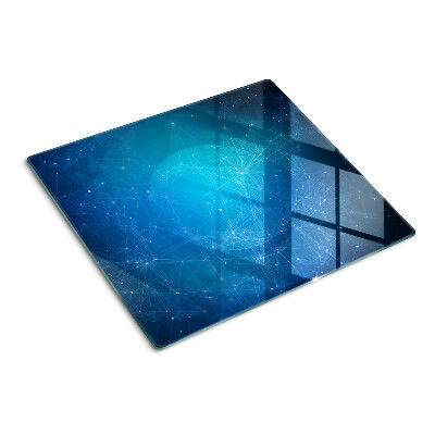 Planche à découper verre Motif de lignes et de points géométriques