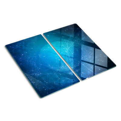 Planche à découper verre Motif de lignes et de points géométriques