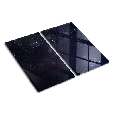 Planche à découper en verre Univers cosmique avec des étoiles