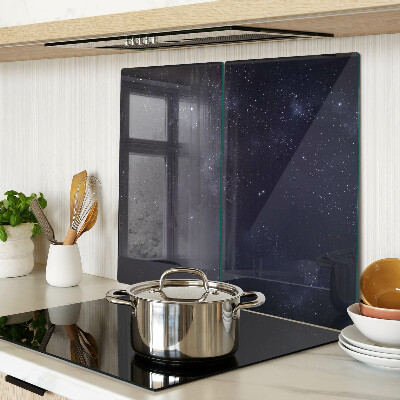 Planche à découper en verre Univers cosmique avec des étoiles