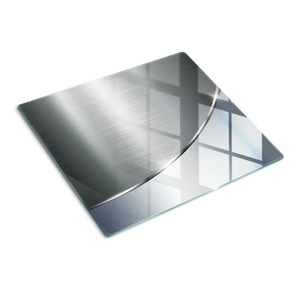Planche à découper en verre Brillance métallique avec reflets