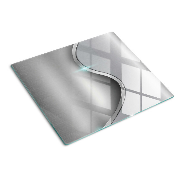 Planche à découper en verre Design moderne avec une vague
