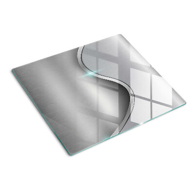 Planche à découper en verre Design moderne avec une vague