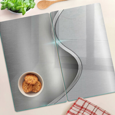 Planche à découper en verre Design moderne avec une vague