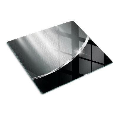 Planche à découper verre Brillance métallique avec reflets
