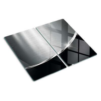 Planche à découper verre Brillance métallique avec reflets