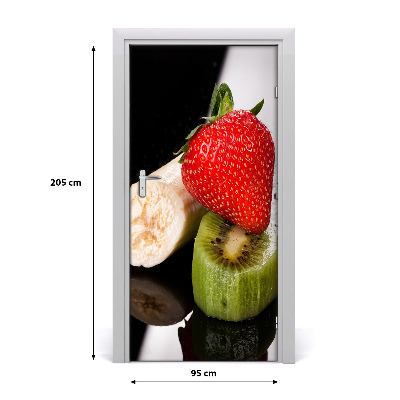 Autocollant de porte Fruit