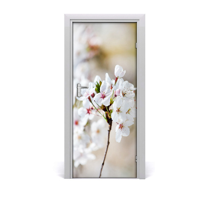 Sticker de porte Fleurs de cerisier