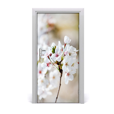 Sticker de porte Fleurs de cerisier