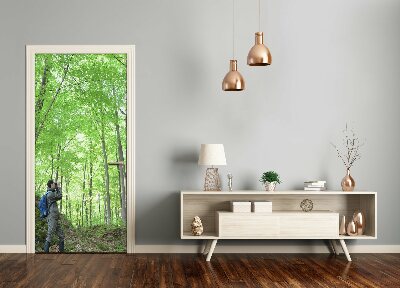 Stickers porte interieur Les gens ornithologue