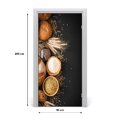 Autocollant de porte Pain