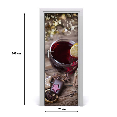Sticker porte Vin chaud