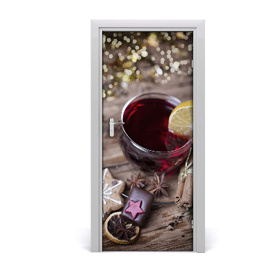 Sticker porte Vin chaud