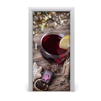Sticker porte Vin chaud