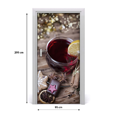 Sticker porte Vin chaud