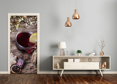 Sticker porte Vin chaud