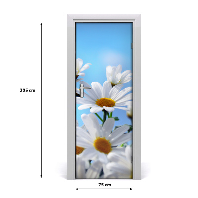 Sticker de porte Marguerites