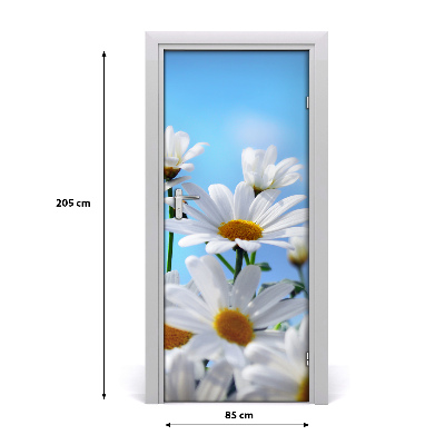 Sticker de porte Marguerites