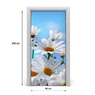 Sticker de porte Marguerites
