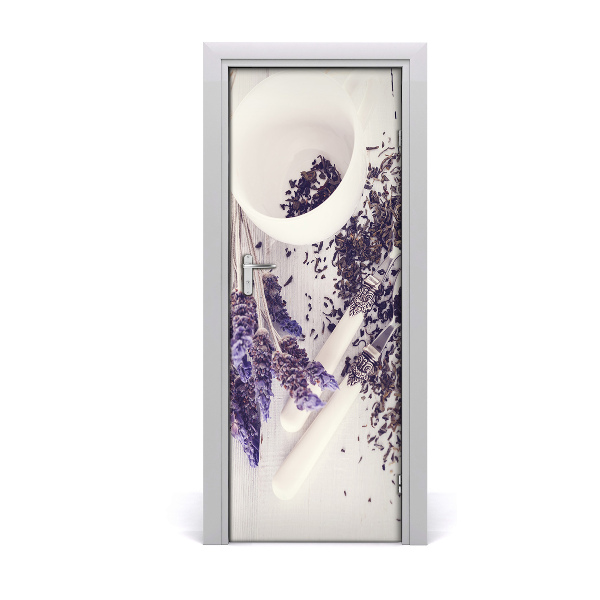 Sticker de porte Une infusion de lavande