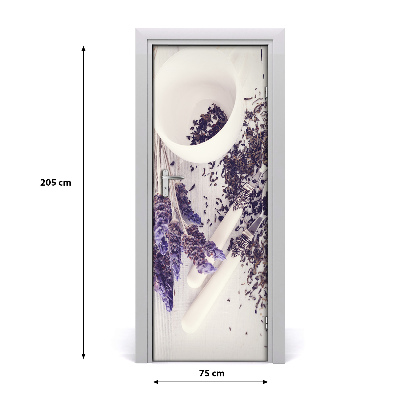Sticker de porte Une infusion de lavande