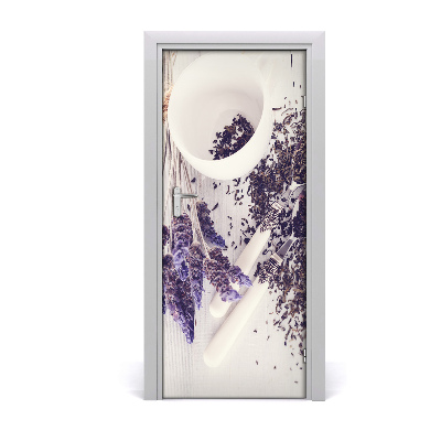 Sticker de porte Une infusion de lavande