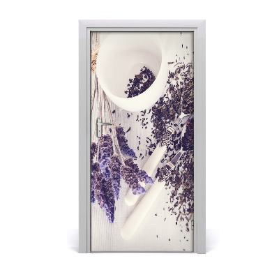Sticker de porte Une infusion de lavande