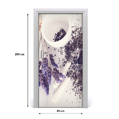 Sticker de porte Une infusion de lavande