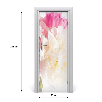 Sticker de porte Pivoine