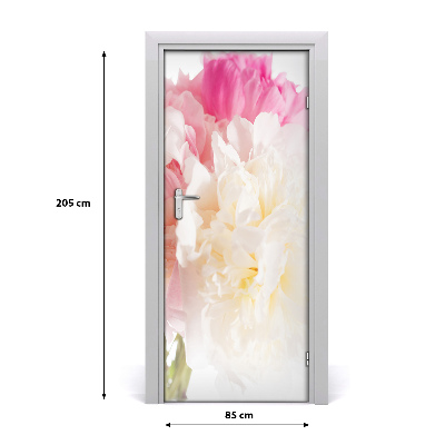 Sticker de porte Pivoine