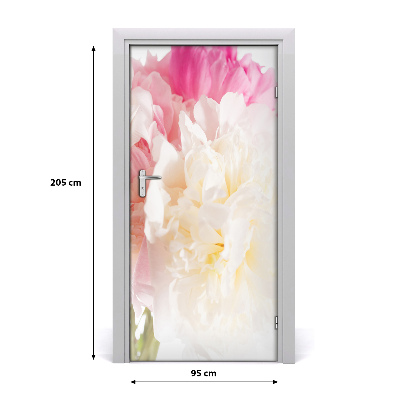 Sticker de porte Pivoine